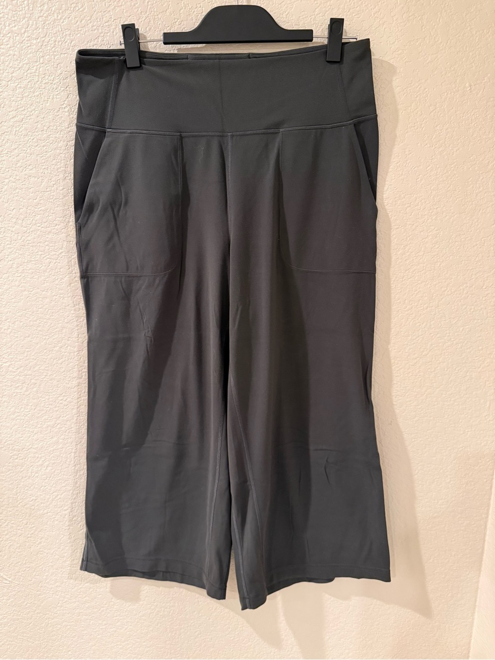 lululemon athletica align Black Wide-Leg Capris